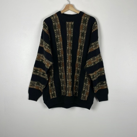 protege collection Other - Protege Collection textured long sleeve vintage pullover multicolor sweater XL
